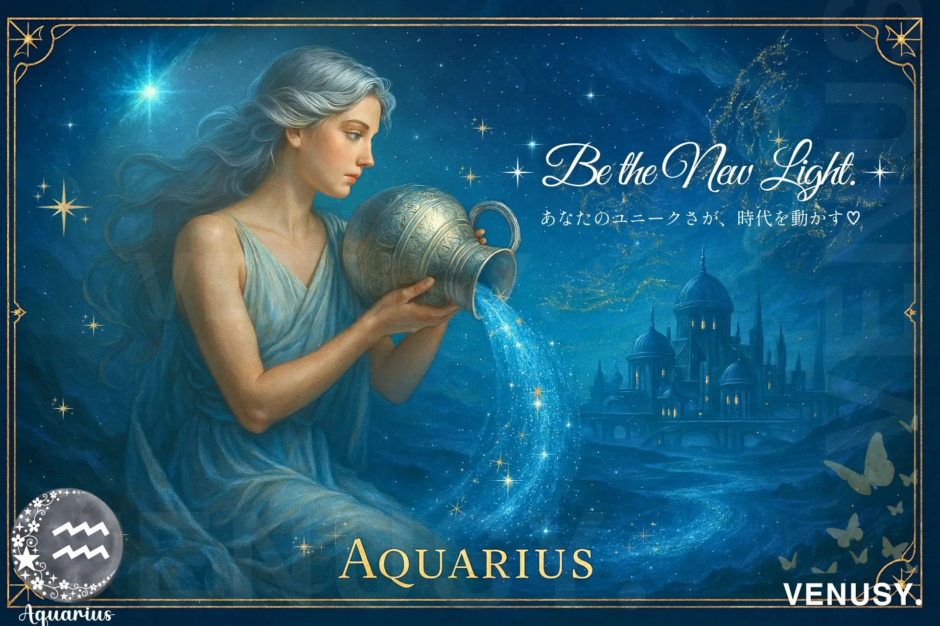 水瓶座新月の願い事｜叶う書き方・例文まとめアイキャッチ画像