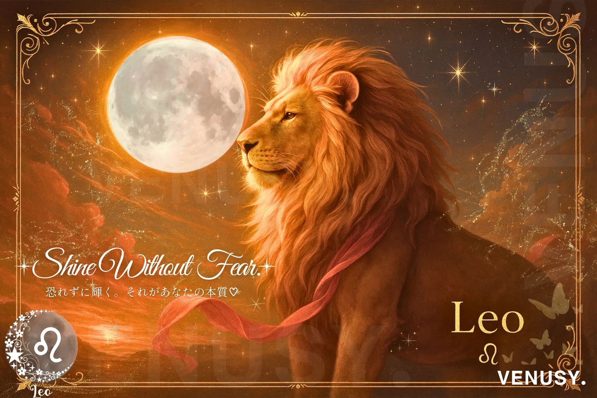 獅子座新月の願い事｜叶う書き方・例文まとめアイキャッチ画像